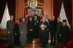 Ο Μακαριώτατος με τα μέλη της Νορβηγικής Λουθηρανικής Εκκλησίας.