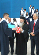 27/05/2011 Ο Μακαριώτατος απονέμει τα απολυτήρια στους αποφοίτους της Σχολής Ραμάλλας