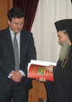 01/03/2012 Ο Πρέσβης της Γεωργίας στο Ισραήλ επισκέπτεται το Πατριαρχείο