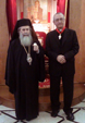 08/04/2011 Ο Μακαριώτατος παρασημοφορεί τον Αρχιεπίσκοπο Zadar της Κροατίας