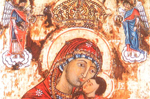 Η εικόνα της Παναγίας Ελεούσας από τον Ιερό Ναο της Αγίας Βαρβάρας Αττικής
