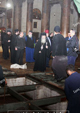 30/12/2010 Το ετήσιο σάρωμα της Βασιλικής της Γεννήσεως στη Βηθλεέμ