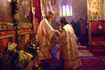 Ο Σεβασμιώτατος Αρχιεπίσκοπος Αρίσταρχος στη θ. Λειτουργία 