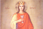 Η εικόνα της Αγίας Βαρβάρας από τον ομώνυμο Ιερό Ναό