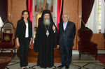 Ο Μακαριώτατος, ο καρδιοχειρούργος ιατρός δρ Δαβίδ Χανανήε και η σύζυγός του
