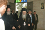 Υποδοχή του Μακαριωτάτου στη Σχολή της Νέας Σιών