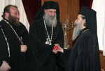 Ο Μακαριώτατος με τον Επίσκοπο κ. Γεράσιμο του Πατριαρχείου της Γεωργίας