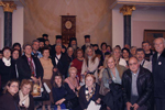 Ο Μακαριώτατος με τους ευλαβείς προσκυνητές.