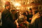 His Beatitude sharing the Holy Bread - 
