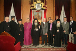 Αναμνηστική φωτογραφία της επίσκεψης του κ. Κάρτερ στο Πατριαρχείο
