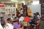 The children are informed about creations with plastecine