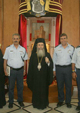 03/08/09 Η νέα αστυνομική διοίκηση της Παλαιάς Πόλεως των Ιεροσολύμων στο Ελληνορθόδοξο Πατριαρχείο