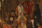 Ο Μακαριώτατος κατά την Μεγάλη Είσοδο.