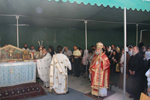Ο Σεβ. Μητροπολίτης Ησύχιος τελεί τη θ. Λειτουργία της εορτής της Αναλήψεως