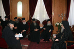 Συζήτηση του Μακαριωτάτου με τον Μητρ. Μόρφου και τον Αρχιμ. Κυπριανό