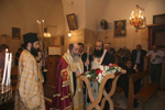 Ο Μακαριώτατος ψάλλει τη Δ’ Στάση των Χαιρετισμών.