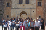 Jordanian students at the Holy Monastery of Arkadios