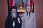 Ο Μακαριώτατος με τον Καθηγητή κ. Γεώργιο Γαλίτη