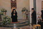 Ο Σχολάρχης της Πατριαρχικής Σχολής της Σιών π. Φώτιος προσφωνεί τον Μακαριώτατο
