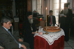 Ο Σχολάρχης π. Φώτιος προσφωνεί τον Μακαριώτατο