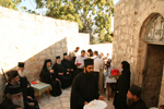 Δεξίωση αφεψήματος στον περίβολο του Ιερού Ναού