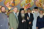 Ο Μακαριώτατος με τον Άγιο Ναζαρέτ & των διπλωματικών Ελλήνων αντιπροσώπων
