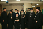 Επίσκεψη του Μακαριωτάτου στο γηροκομούμενο Μητρ. Σκυθουπόλεως Ιάκωβο
