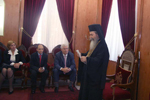 Ο Μακαριώτατος προσφωνεί τον Πρόεδρο της Μολδαβίας κ. Vladimir Voronin