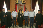 Ο Μακαριώτατος με τη νέα αστυνομική διοίκηση της Ιερουσαλήμ