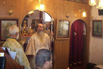 Ο Μακαριώτατος κηρύττει στη Θεία Λειτουργία στη Μάρκα