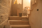 Part of the Monastery after the commencement of reconstruction