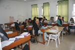 The classroon of the High School, with the schoolgirls during their lesson