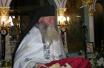 Ο Αρχιμ. Ιερεμίας, Εφημέριος του Ιερού Προσκυνήματος της Παναγίας Σγράπας