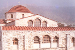 Εξωτερική άποψη του Ιερού Ναού της Παναγίας Εκατονταπυλιανής στην Πάρο