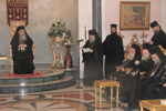 Ο Αρχιγραμματεύς Αρχιεπ. Κωνσταντίνης Αρίσταρχος προσφωνεί τον Μακαριώτατο