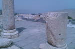 View of the archaeological area in Gadara