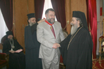 Η παρασημοφόρηση του κ. Σεργκέϊ Τσούπκο.