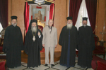  Ο Μακαριώτατος, οι συμμετέχοντες στην συνάντηση Πατέρες & ο κ. Γαλίτης 