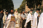Η ιερά λιτανεία μετά την πρωινή θεία Λειτουργία