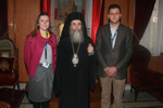 Ο Μακαριώτατος με τους Διευθυντές πωλήσεων της AEGEAN