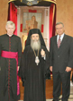 01/09/09 Ο εκπρόσωπος της Pontifical Mission στο Πατριαρχείο Ιεροσολύμων
