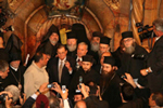 Η σφράγιση της θύρας του Κουβουκλίου του Αγίου Τάφου