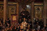 O Ορθόδοξος Πατριάρχης κατά την τελετή του Αγίου Φωτός.