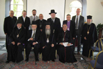 Οι εκπρόσωποι του Συμβουλίου των Θρησκευτικών Καθιδρυμάτων της Αγίας Γης