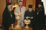 Η αναβάθμιση του κ. Τσούπκο στο τάγμα των Σταυροφόρων του Παναγίου Τάφου.