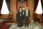 Ο Μακαριώτατος με τον κ. Ανδρέα Κουζούπη