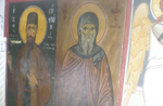 Εικόνα εκ του Ιερού της Ιεράς Μονής του Αγίου Εφραίμ με τον Άγιο Εφραίμ και τον Άγιο Αντώνιο