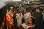 Ο Μακαριώτατος στην αρτοκλασία της πανηγύρεως του Αγίου Ονουφρίου