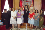 A commemorative photo with His Beatitude and pilgrims of 