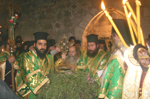 Η ύψωση του Τιμίου Σταυρού στον τόπο της 